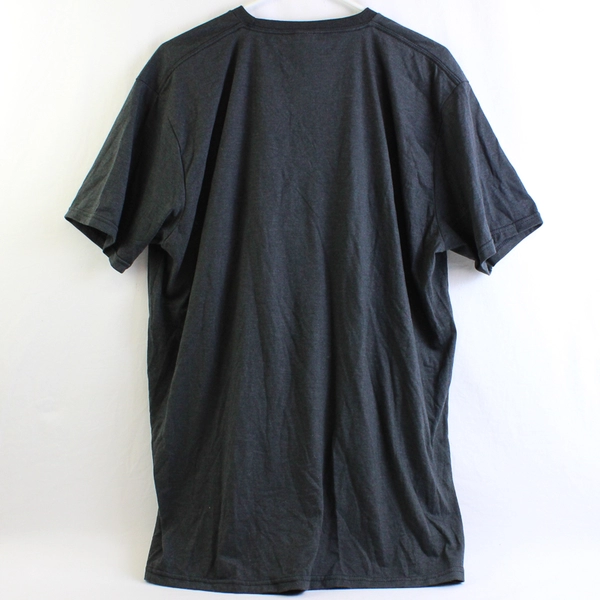 Allmade Log It Graze It Or Watch It Burn Charcoal Gray T-Shirt Women's Size 2X