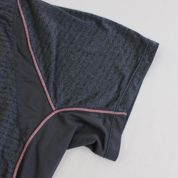 Kirkland Signature Gray Short-Sleeve V-Neck Athletic T-Shirt Women's Size XL