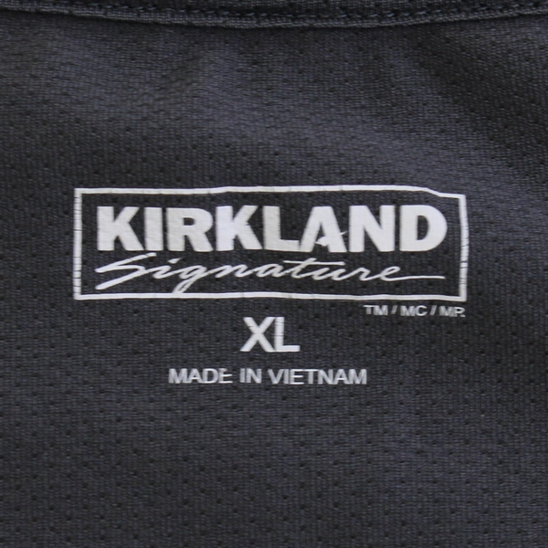 Kirkland Signature Gray Short-Sleeve V-Neck Athletic T-Shirt Women's Size XL