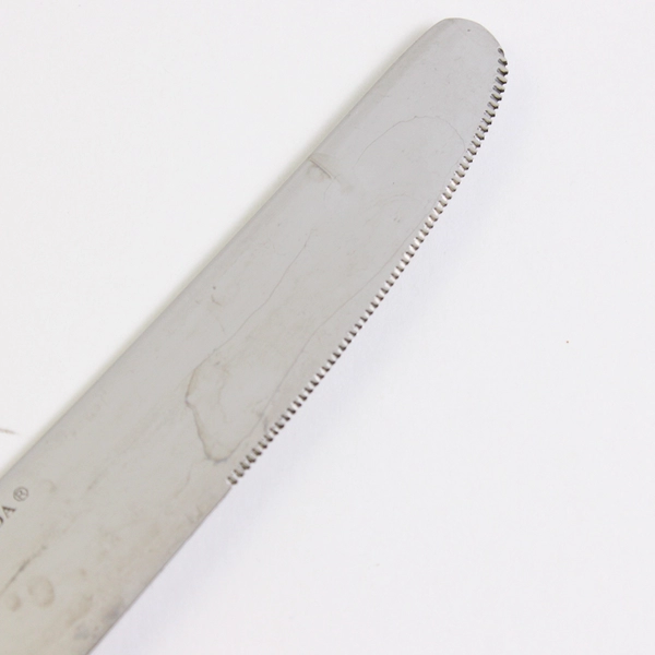 Lot Of 6 Oneida Silver Corduroy (Stainless) Flatware Dinner Knives 9.5" Long