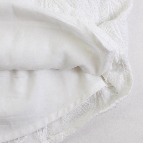 Loft Embroidered White Spaghetti Strap Tank Women's Size 22