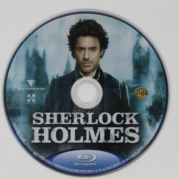 Sherlock Holmes 2009 Blu-Ray Disc Starring Robert Downey Jr. Jude Law