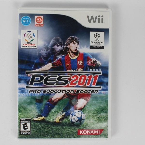 Nintendo Wii Pro Evolution Soccer 2011 Video Game With Instruction Book