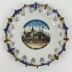 Mitchell South Dakota The World's Only Corn Palace Souvenir Collector Plate 7"