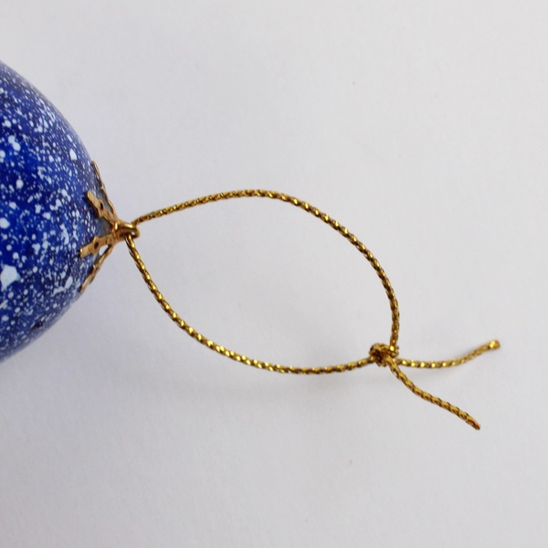 Handmade Sedona Arizona Souvenir Chicken Egg Christmas Tree Ornament 2.5"