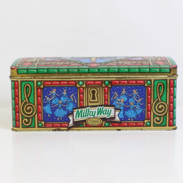 Vintage 1998 Milky Way Limited Edition Christmas Canister