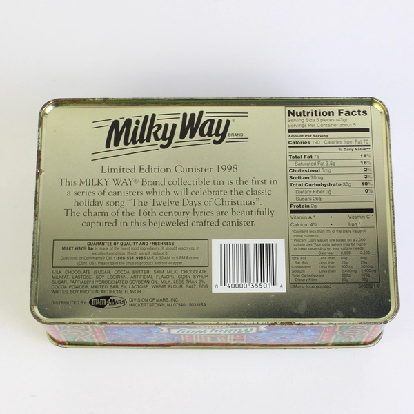 Vintage 1998 Milky Way Limited Edition Christmas Canister