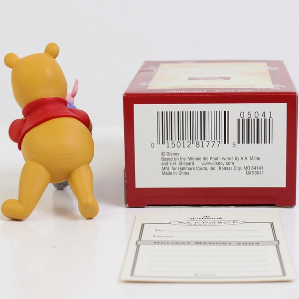 2004 Hallmark Stocking Stuffers Winnie the Pooh & Piglet Christmas Ornament