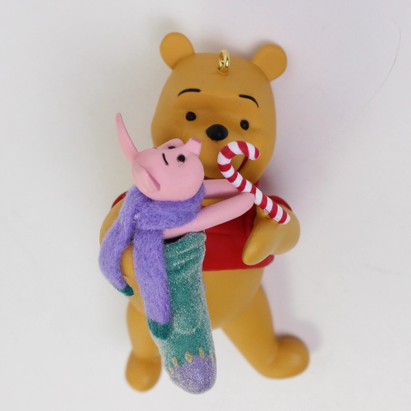 2004 Hallmark Stocking Stuffers Winnie the Pooh & Piglet Christmas Ornament