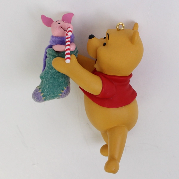2004 Hallmark Stocking Stuffers Winnie the Pooh & Piglet Christmas Ornament