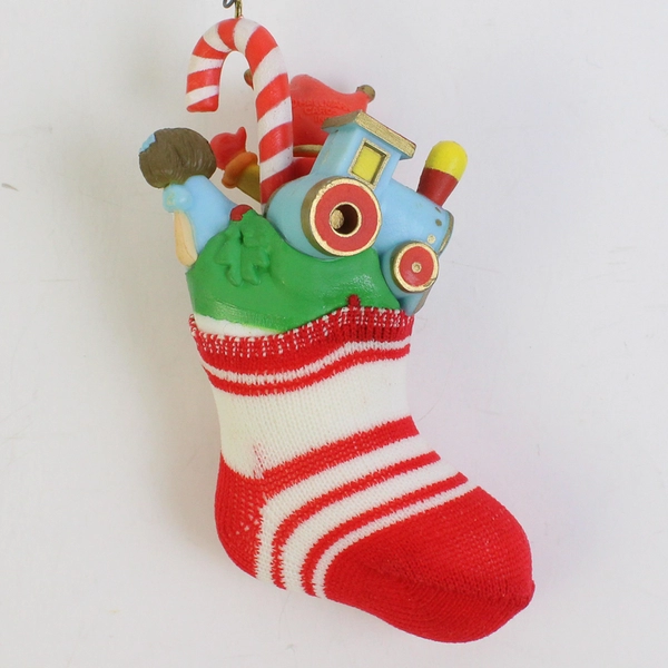 Vintage 1981 Hallmark A Well Stocked Stocking Christmas Ornament
