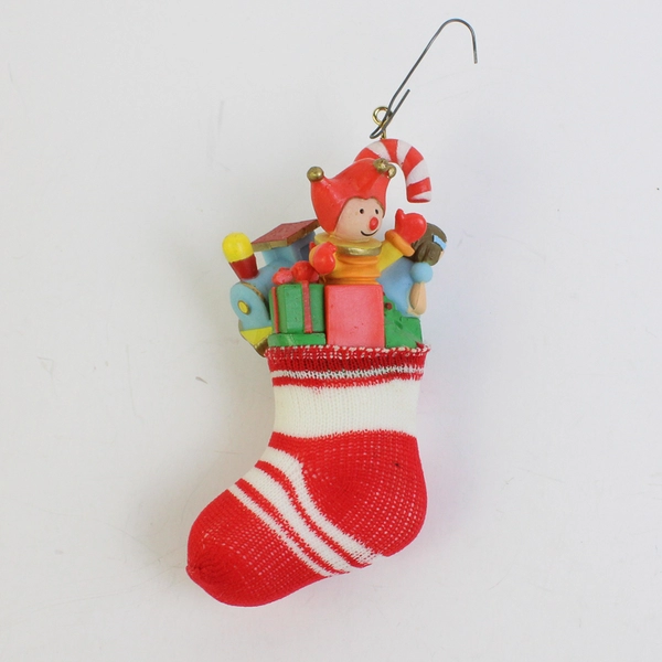 Vintage 1981 Hallmark A Well Stocked Stocking Christmas Ornament