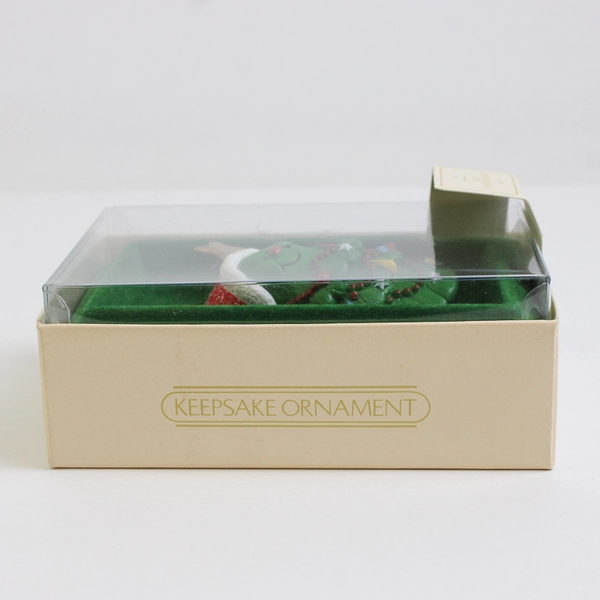 Vintage 1982 Hallmark Jolly Christmas Tree Ornament