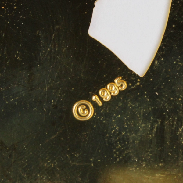 VTG 1995 American Greetings 18K Gold Plated Elvis Presley Christmas Ornament