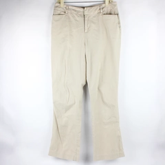 St John's Bay Women's Beige Khaki Pants Size 10P Straight Leg