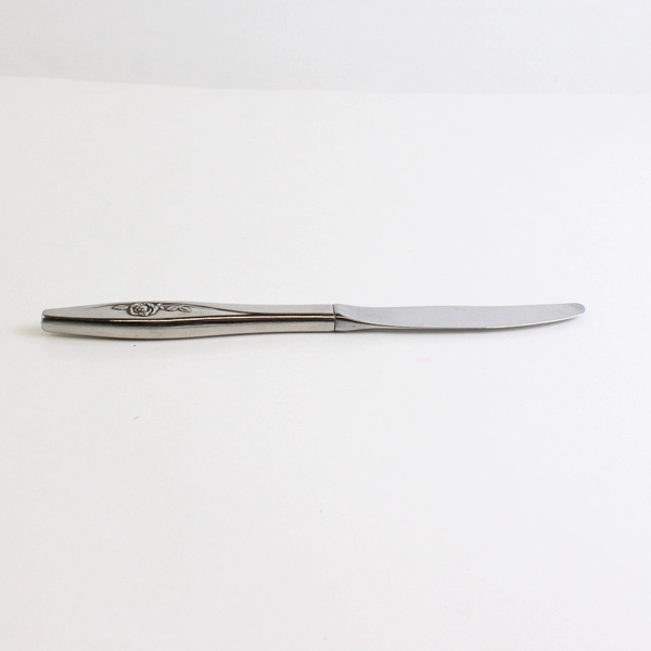 Lot Of 3 Oneida Silver Lasting Rose Stainless Flatware Dinner Knives 8.75" Long