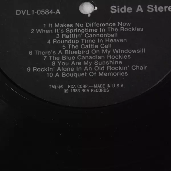 Wilf Carter / Montana Slim All Time Favorites Vinyl LP RCA Special Products 1982