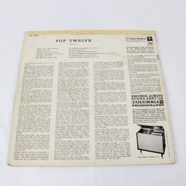 Various Artists Top Twelve Vol IV Record Album Vinyl LP