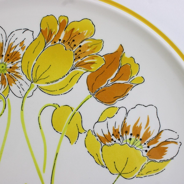 Vintage Mikasa Premiere Colorama Spring Buds Platter 12" D7305