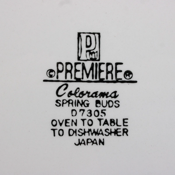 Vintage Mikasa Premiere Colorama Spring Buds Platter 12" D7305