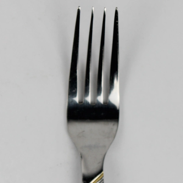 Lot Of 2 Cambridge Silver Uptown (Stainless, Gold) Flatware Dinner Fork 