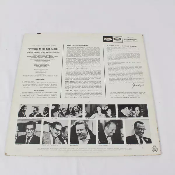 Welcome To The LBJ Ranch 1966 LP Capitol W 2423 Vinyl