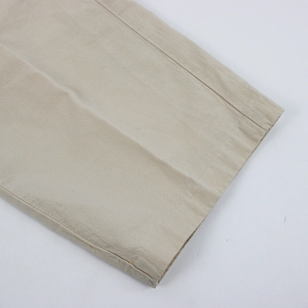 Erika & Co Women's Beige Pants Size L Elastic Waist With D Ring Belt