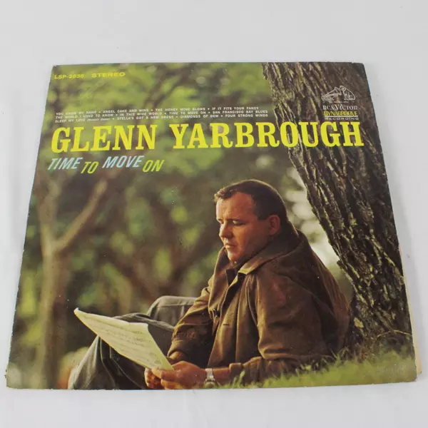 Glenn Yarbrough Time to Move On 1964 Vintage Vinyl LP RCA Victor LPM-2836 Mono