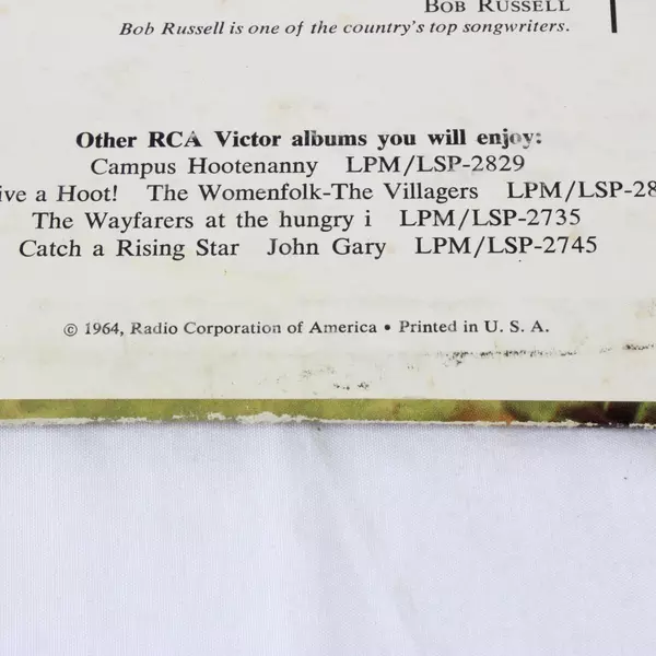 Glenn Yarbrough Time to Move On 1964 Vintage Vinyl LP RCA Victor LPM-2836 Mono