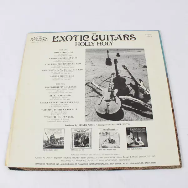 Exotic Guitars Holly Holy Original LP Vinyl Ranwood Records