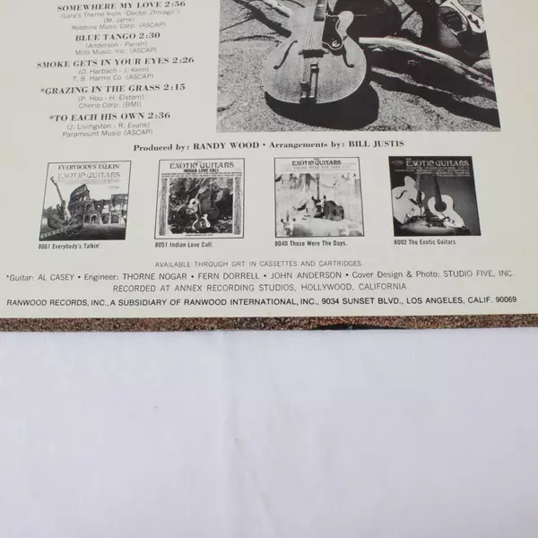 Exotic Guitars Holly Holy Original LP Vinyl Ranwood Records