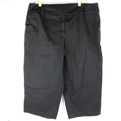 AGB Woman Black Capri Pants Women's Plus Size 18W