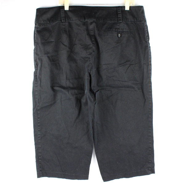 AGB Woman Black Capri Pants Women's Plus Size 18W