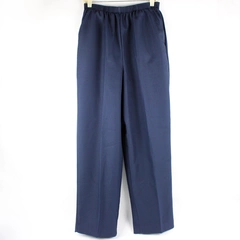 Blair Elastic Waist Pull-On Pants Women's Size 14 Navy Blue With Tummy Panel