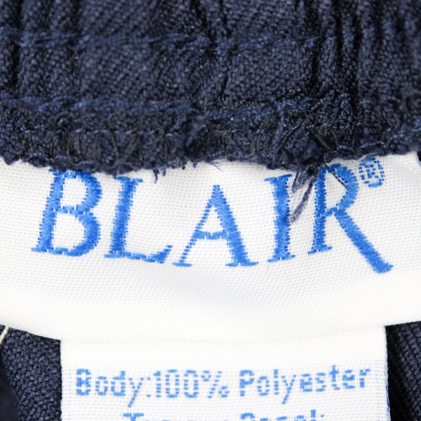 Blair Elastic Waist Pull-On Pants Women's Size 14 Navy Blue With Tummy Panel