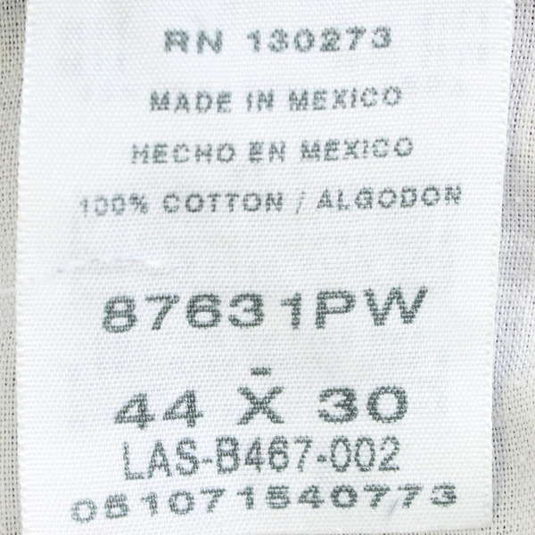 Rustler Men's Jeans 44 x 30 Medium Wash Denim Straight Leg 100% Cotton
