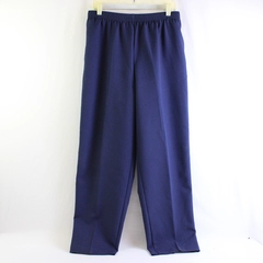 Vintage Bending Easy Women's Pants Navy Blue Size 14 Short Elastic Waist