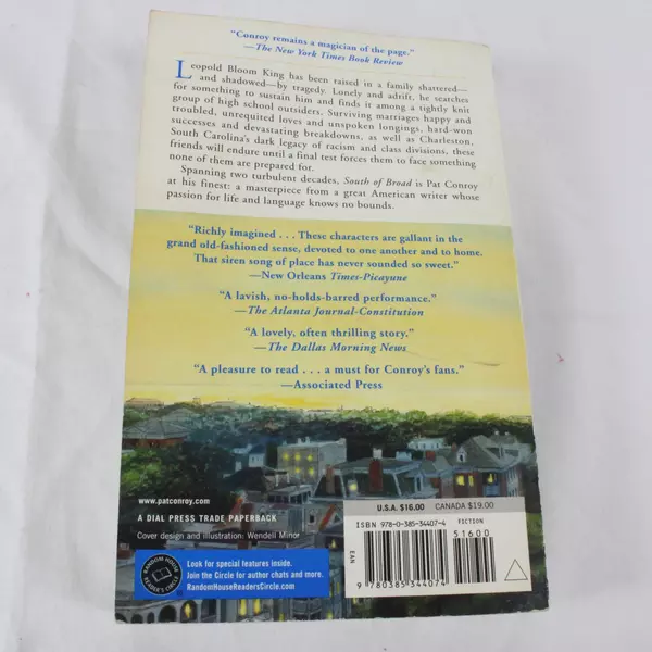 South of Broad by Pat Conroy Novel Good Pre-Owned Condition 