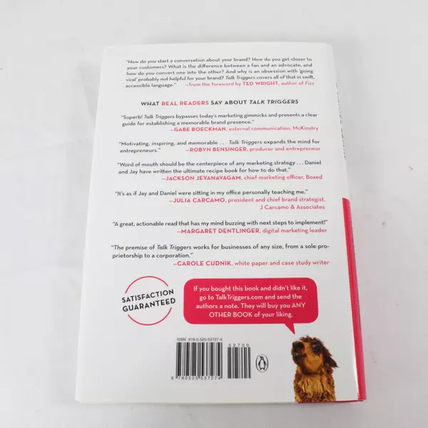 Talk Triggers: Complete Guide to Creating Customers with Word of Mouth Signed
