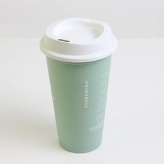 Starbucks Spring Earth Day 2021 Mint Green 16oz Hot Reusable Cup