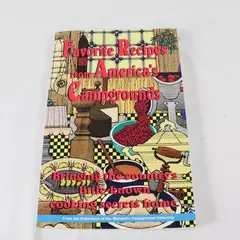 1992 Favorite Recipes from America's Campgrounds Cookbook Camping PB Vintage