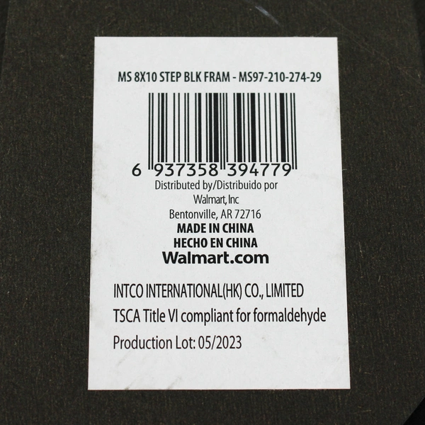 Set of 2 Mainstays Black 8" x 10" Desktop Picture Frames