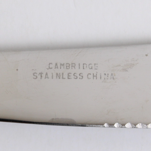 Lot of 12 Cambridge American Pride Modern Hollow Pistol Knives Stainless Steel