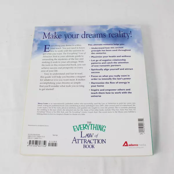 The Everything Law of Attraction Book by Meera Lester Paperback Self-Help Guide