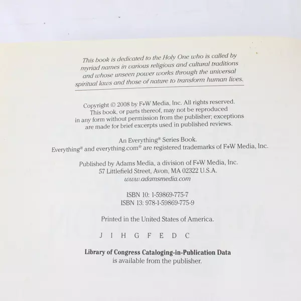 The Everything Law of Attraction Book by Meera Lester Paperback Self-Help Guide