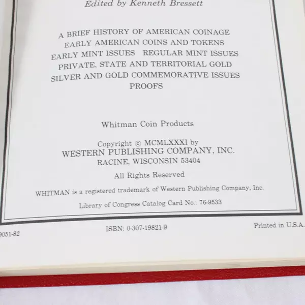 A Guide Book of United States Coins 35th Edition 1982 R.S. Yeoman Collectors