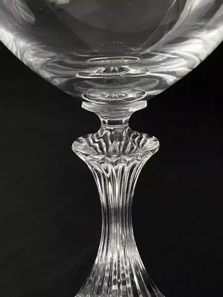 Set of 2 Mikasa The Ritz Water Goblets 7 Inch Clear Glass Elegant Wine Cup