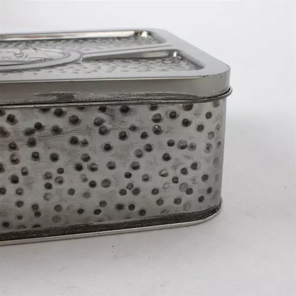 Vintage 1990 Old Spice Classic Hammered Tin Shulton England Collectible