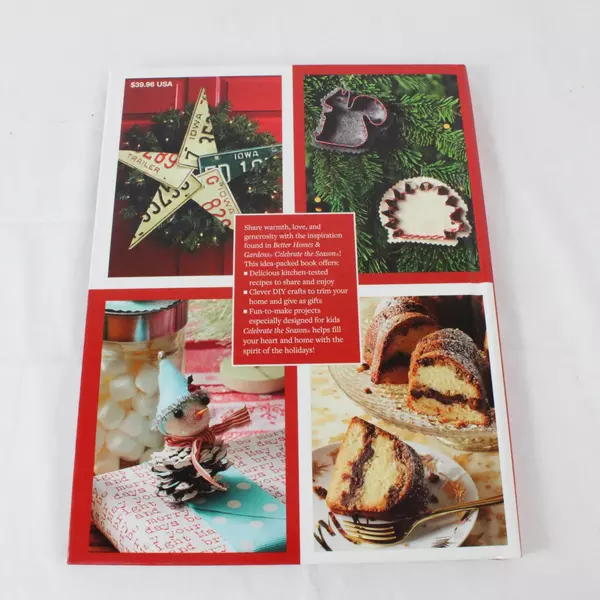 2018 Better Homes And Gardens Celebrate The Season Hard Cover Book