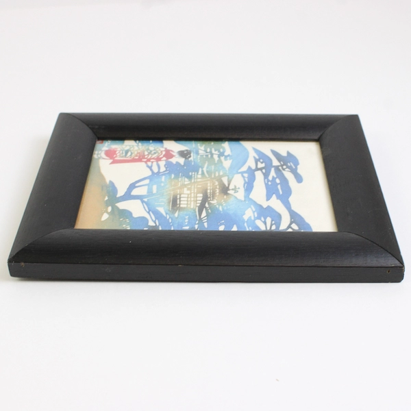 Framed 4" x 6" Multicolor Japanese Postcard Home Decor